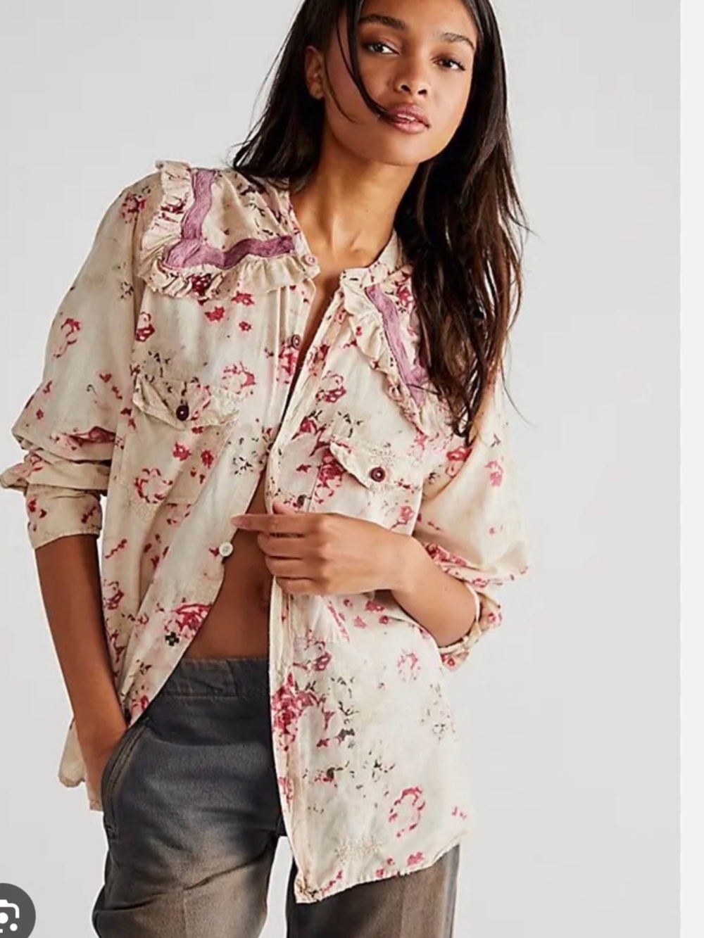 Magnolia Pearl western Rossetti Blouse - NWOT